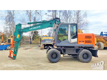 Колёсный экскаватор HITACHI ZX140W-3