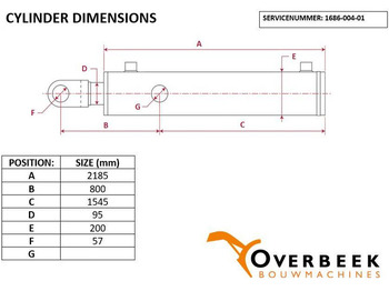 Гидравлика для Строительной техники Cilinder Diversen - Cylinder/Zylinder: фото 5