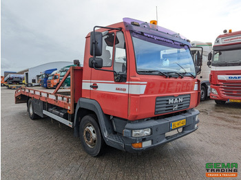 Грузовик бортовой/ Платформа MAN LE 12.163 4x2 Dagcab Euro3 12T - Handgeschakeld - Blad Geveerd - Alu Oprijrampen 8500kg - Reservewiel: фото 2