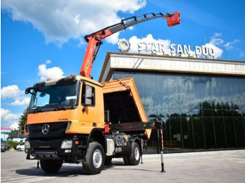 Новый Автоманипулятор, Самосвал Mercedes-Benz  ACTROS 1841 4x4 PALFINGER PK 22002 CRANE KIPER: фото 5