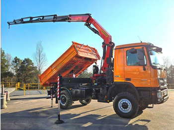 Новый Автоманипулятор, Самосвал Mercedes-Benz  ACTROS 1841 4x4 PALFINGER PK 22002 CRANE KIPER: фото 2