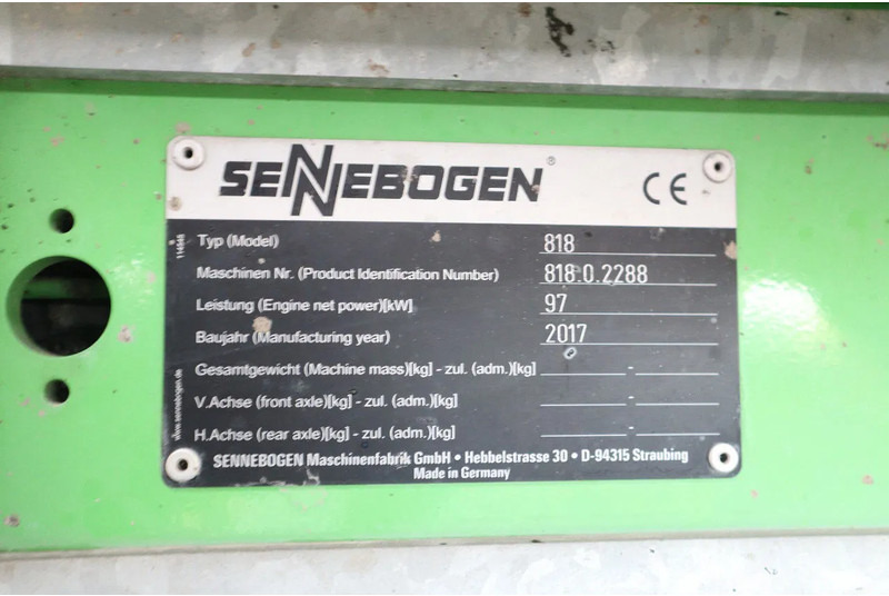 Перегружатель Sennebogen 818 M K9 ULM | SORTING GRAB | GOOD CONDITION: фото 21