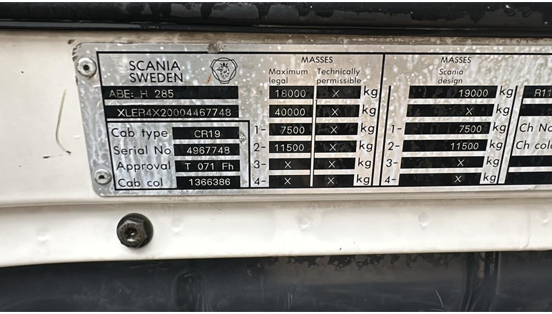 Тягач Scania 114 - 380 (BOITE MANUELLE / MANUAL GEARBOX): фото 17