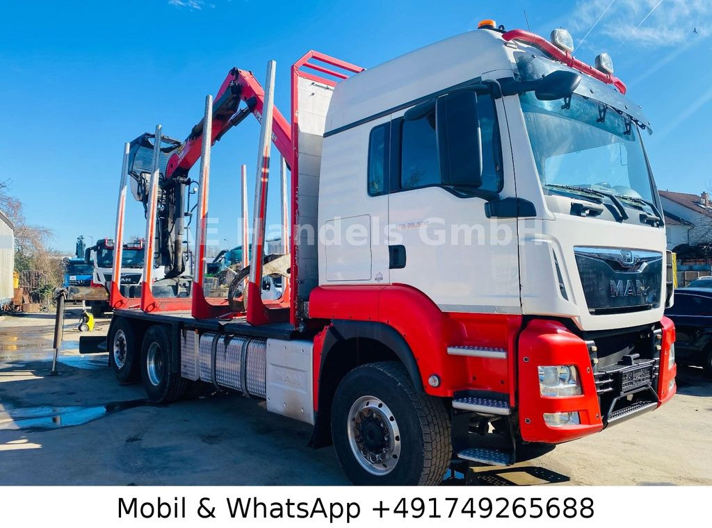 Лесовоз, Автоманипулятор MAN TGS 28.500 XLX BL 6x4 *Palfinger-Epsilon-M12Z/AP: фото 8