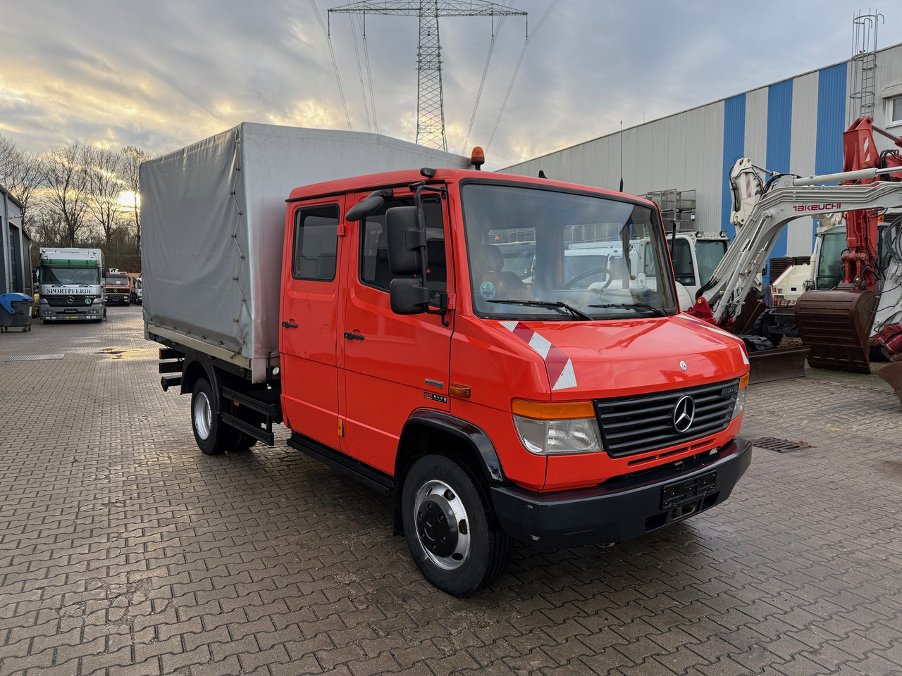 Тентованный грузовик Mercedes-Benz 816 Vario Doka Pritsche Plane 2x AHK: фото 8