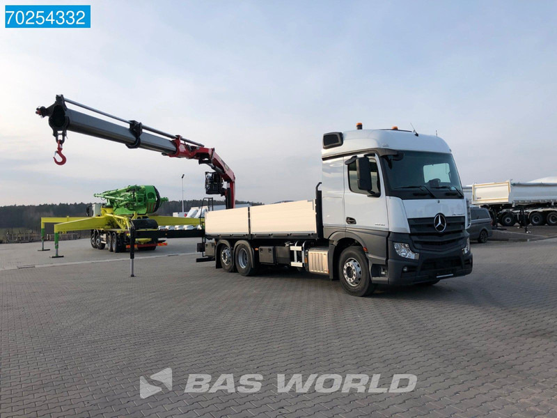 Новый Грузовик бортовой/ Платформа, Автоманипулятор Mercedes-Benz Actros 2646 6X2 Palfinger PK 20.501 L Kran Crane Automatic Euro 6: фото 6