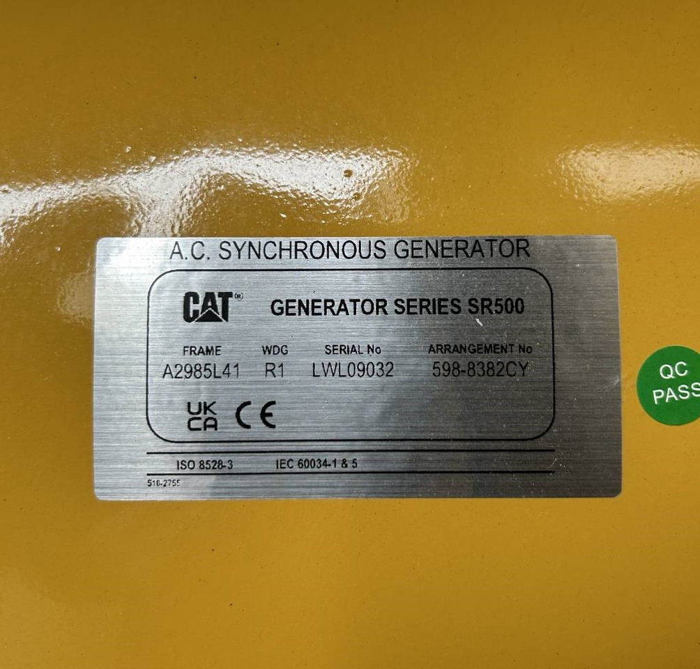 Новый Электрогенератор CAT DE550GC - 550 kVA Stand-by Generator - DPX-18221: фото 16