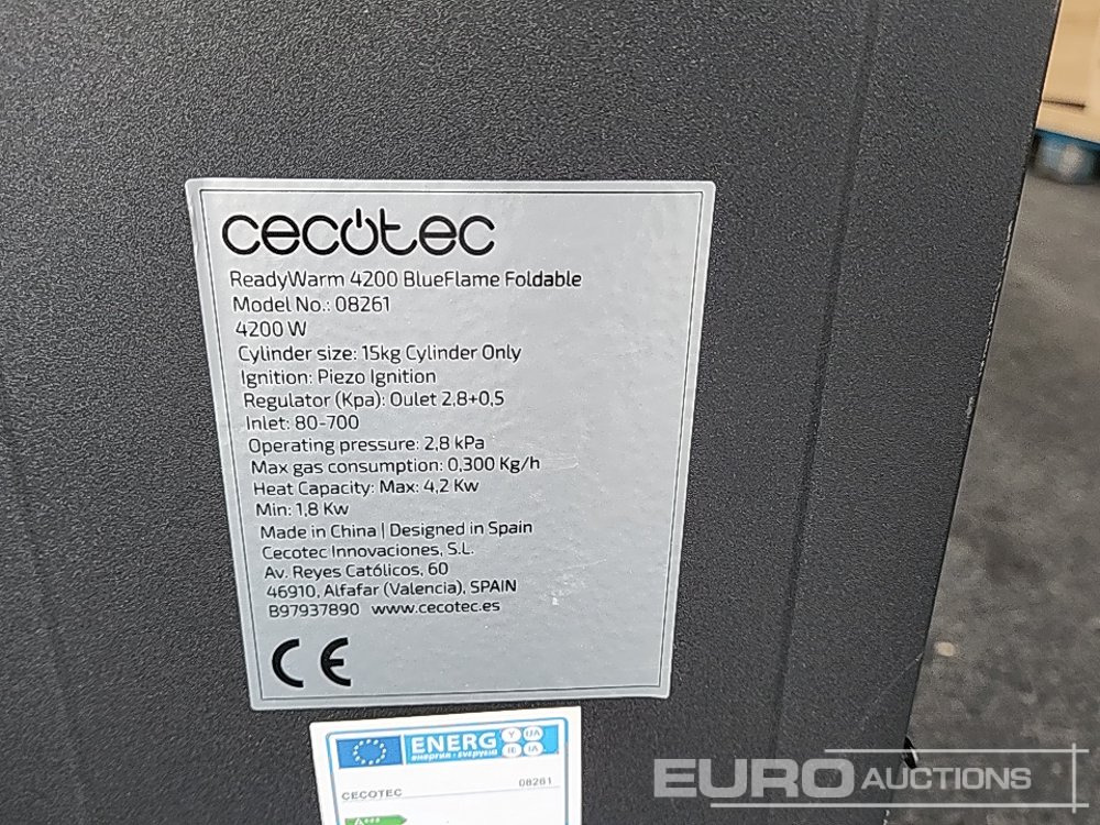 Строительное оборудование Cecotec Gas Heater (2 of): фото 9